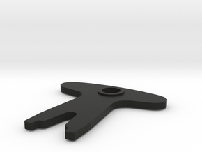 Uzi Sight Tool in Black Natural Versatile Plastic