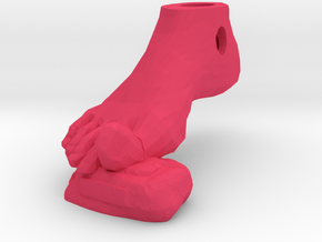Symbol of Pain Prevention in Pink Processed Versatile Plastic: Medium