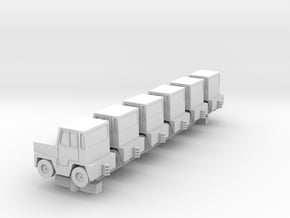 Digital-GSE Airport Baggage Tractor 1:400 6pc in GSE Airport Baggage Tractor 1:400 6pc