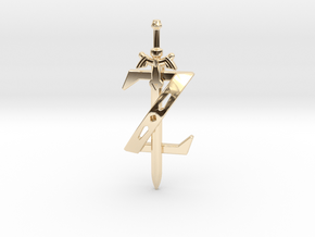 Zelda Breath Of The Wild in 14K Yellow Gold