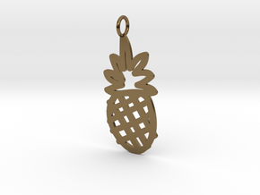 Large Pineapple Charm! in Polished Bronze