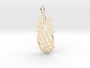 Large Pineapple Charm! in 14K Yellow Gold