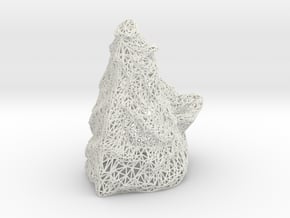 Wild boar wire sculpture 15cm in White Natural Versatile Plastic