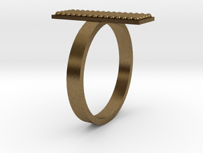 Berbère ring in Natural Bronze: 9.75 / 60.875