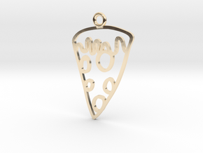 Pizza Charm! in 14K Yellow Gold