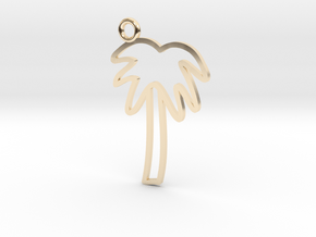 Palm Tree Charm! in 14K Yellow Gold