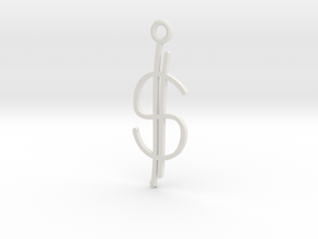 Money Charm! in White Natural Versatile Plastic