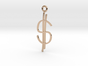 Money Charm! in 14k Rose Gold Plated Brass