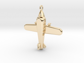 Air Plane in 14K Yellow Gold