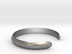 Bracelet QT Medium in Natural Silver