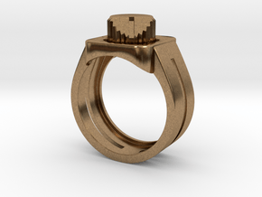 303 Acid Ring in Natural Brass: 7 / 54