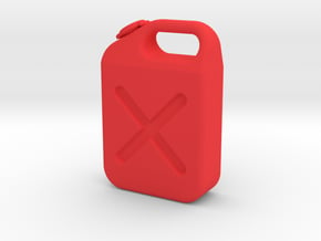 1/24 Scale Gas Tank in Red Processed Versatile Plastic