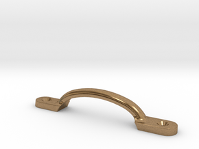 1/2 Scale Smith/Capaldi Small Door Handle  in Natural Brass