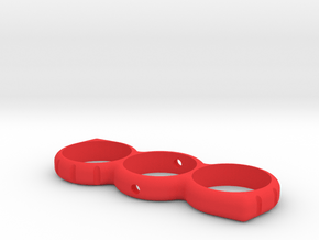Small 73mm Fidget Spinner in Red Processed Versatile Plastic