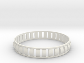 Special 1 Bracelet XL in White Natural Versatile Plastic