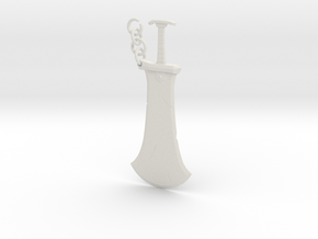 "BotW" Lynel Sword in White Natural Versatile Plastic: 1:12