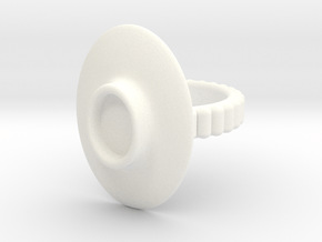 Ring "Albrecht" in White Processed Versatile Plastic: 5.5 / 50.25