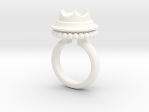 Ring Marie De Bourgogne in White Processed Versatile Plastic: 5.5 / 50.25