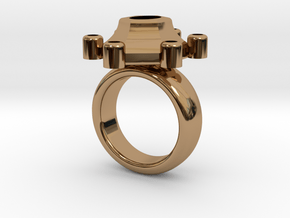 Ring Polaris in Polished Brass: 5.5 / 50.25