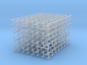 Space-Filling Binary Tree in Smooth Fine Detail Plastic