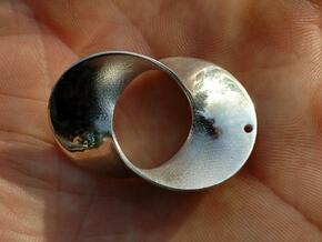 Hopf ring in Polished Silver