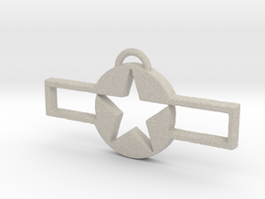 WWII Pendant 2 in Natural Sandstone