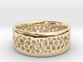 Breathing metal in 14k Gold Plated Brass: 12 / 66.5