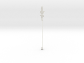 "BotW" Forest Dweller's Spear in White Natural Versatile Plastic: 1:12