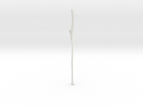 "BotW" Boko Spear in White Natural Versatile Plastic: 1:12