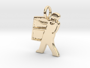 RCS Window Guy in 14k Gold Plated Brass