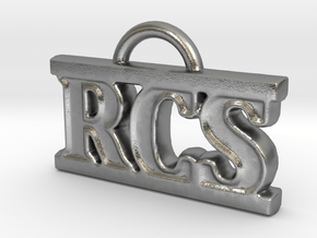 RCS Keychain in Natural Silver