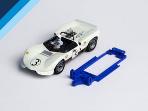 1/32 MRRC Chaparral 2C Chassis for Slot.it pod in White Natural Versatile Plastic