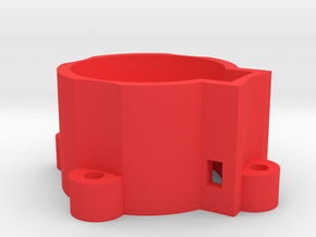 Robot Base for Rio Rand Metal Gear Servo in Red Processed Versatile Plastic
