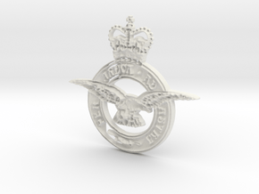 Royal air force logo in White Natural Versatile Plastic
