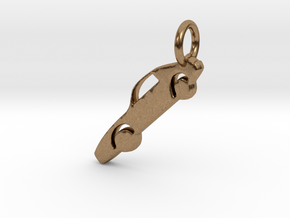 Car Charm in Natural Brass