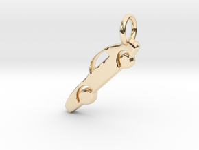 Car Charm in 14K Yellow Gold