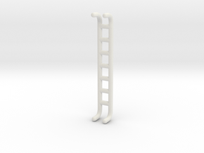 1/87 Rear Ladder 1 in White Natural Versatile Plastic