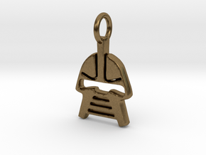 Cylon Charm in Natural Bronze