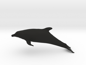 Bottlenose Dolphin (Turiops truncatus) in Black Natural Versatile Plastic
