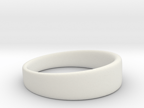 Ring Clean in White Natural Versatile Plastic: 8.75 / 58.375