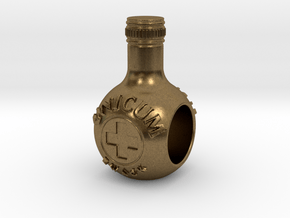 unicum bottle charm in Natural Bronze