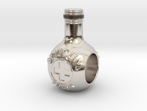 unicum bottle charm in Platinum