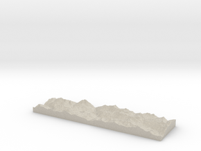 Model of Le Dôme in Natural Sandstone