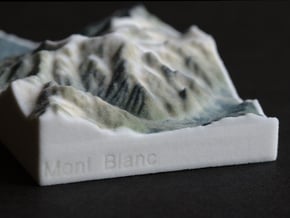 Mont Blanc, France/Italy, 1:250000 Explorer in Full Color Sandstone