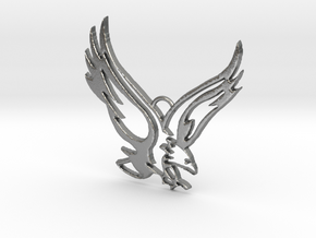 Eagle in Natural Silver