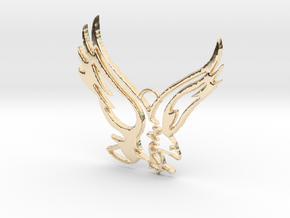 Eagle in 14K Yellow Gold