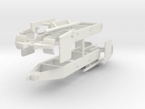 1/50th Log truck end frame 1 with details (2) in White Natural Versatile Plastic