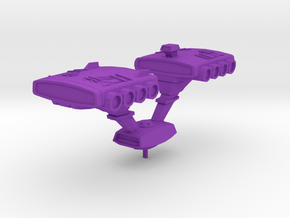 Pazock 1:3000 scale from Gundam in Purple Processed Versatile Plastic
