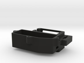 Servo Mount & Receiver Box bottom for T5 Nitro Con in Black Natural Versatile Plastic
