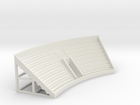 Curved Grandstand in White Natural Versatile Plastic